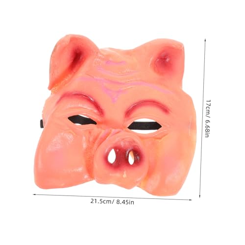 LIGIGWASH Realistische Schweine Halbgesichtsmaske aus Atmungsaktivem Material für Erwachsene Gruseliges Tierkostüm Halloween Wiederverwendbare Party Maske für Karneval und Cosplay LIGIGWASH Realistische Schweine Halbgesichtsmaske aus Atmungsaktivem Material für Erwachsene Gruseliges Tierkostüm Halloween Wiederverwendbare Party Maske für Karneval und Cosplay von LIGIGWASH