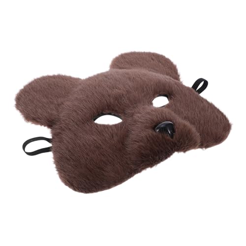 LIGIGWASH Realistisches Braunes Bärenkostüm Maske für Halloween Party Cosplay Zubehör Weiches Leichtes Plüschmasken-accessoire für Geburtstag Karneval Maskenball und Fotoshooting LIGIGWASH Realistisches Braunes Bärenkostüm Maske für Halloween Party Cosplay Zubehör Weiches Leichtes Plüschmasken-accessoire für Geburtstag Karneval Maskenball und Fotoshooting von LIGIGWASH