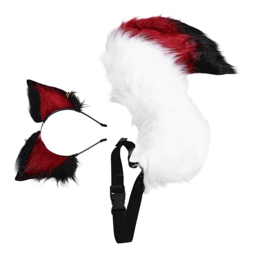 LIGIGWASH Realistisches Fuchsohr Plüsch-ohren und Falschem Bequemes Cosplay-accessoire für Halloween Fasching und Kostümpartys Detailgetreues Tierohren-kostüm LIGIGWASH Realistisches Fuchsohr Plüsch-ohren und Falschem Bequemes Cosplay-accessoire für Halloween Fasching und Kostümpartys Detailgetreues Tierohren-kostüm von LIGIGWASH