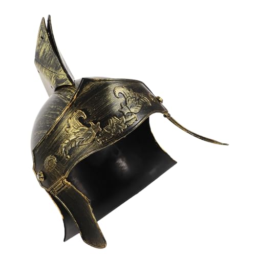 LIGIGWASH Römischer Gladiatorenhelm für Cosplay und Kostümpartys Mittelalterliche Kopfbedeckung Langlebig und für Rollenspiele und Bühnenaufführungen LIGIGWASH Römischer Gladiatorenhelm für Cosplay und Kostümpartys Mittelalterliche Kopfbedeckung Langlebig und für Rollenspiele und Bühnenaufführungen von LIGIGWASH