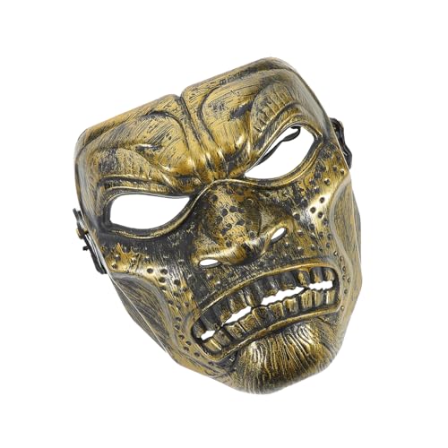 LIGIGWASH Spartanische Maske Soldatenjungenkostüm Halloween-masken Für Männer Kühle Masken Maskerademaske Für Männer Kostüm Männer Beängstigende Maske Plastik Golden LIGIGWASH Spartanische Maske Soldatenjungenkostüm Halloween-masken Für Männer Kühle Masken Maskerademaske Für Männer Kostüm Männer Beängstigende Maske Plastik Golden von LIGIGWASH