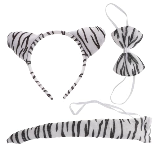 LIGIGWASH Tierohren Haarreif und Fliege aus Hochwertigem und Langlebig für Tiger Kostüm Karneval Mottoparty und Kinderfest Geeignet für Mädchen und Cosplay Zubehör LIGIGWASH Tierohren Haarreif und Fliege aus Hochwertigem und Langlebig für Tiger Kostüm Karneval Mottoparty und Kinderfest Geeignet für Mädchen und Cosplay Zubehör von LIGIGWASH