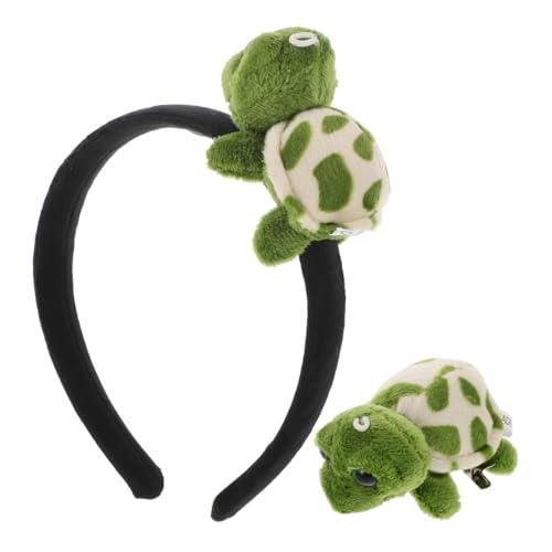 LIGIGWASH Turtle Stirnband für Halloween Kostüme Plüsch Schildkröten Haarband mit Haarclip Teilig Schildkröten Stirnband Haarclip für Cosplay Karneval Partys und Maskeraden LIGIGWASH Turtle Stirnband für Halloween Kostüme Plüsch Schildkröten Haarband mit Haarclip Teilig Schildkröten Stirnband Haarclip für Cosplay Karneval Partys und Maskeraden von LIGIGWASH