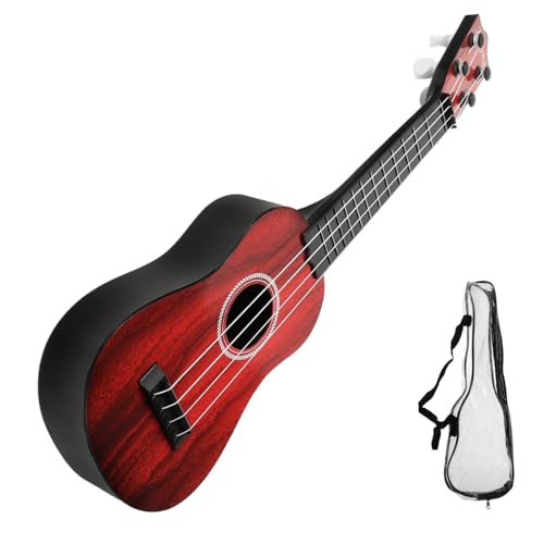 LIGIGWASH Ukulele für Simulation Holzoptik Musikinstrument für Frühe Musikbildung Montessori für Mädchen und Jungen Fördert Musikalisches Interesse von LIGIGWASH