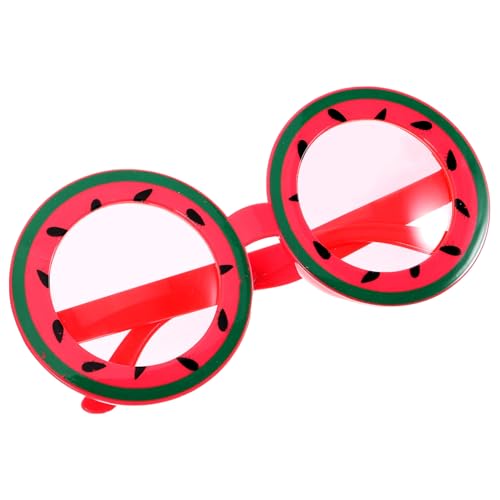 LIGIGWASH Wassermelonen Sonnenbrille für Partys Lustige Neuheit Brille Langlebigem PC Material Sommerfeste Geburtstagsfeiern Festivals Sorgt von LIGIGWASH