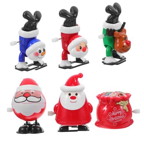 LIGIGWASH Weihnachts-Wind-up-spielzeuge Feiertags-Themen Spielzeug Mit Weihnachtsmann Rentier Und Schneemann Kompakte Sichere Party-Geschenke Für Junge Mädchen Und Erwachsene LIGIGWASH Weihnachts-Wind-up-spielzeuge Feiertags-Themen Spielzeug Mit Weihnachtsmann Rentier Und Schneemann Kompakte Sichere Party-Geschenke Für Junge Mädchen Und Erwachsene von LIGIGWASH
