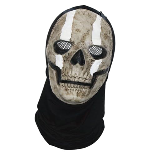 Detailliertes Horror-Gesichtsbedeckung, leichtes Polyestergewebe, Kostüm für Halloween, Rollenspiele, Event, atmungsaktives Silikon-Kostüm Detailliertes Horror-Gesichtsbedeckung, leichtes Polyestergewebe, Kostüm für Halloween, Rollenspiele, Event, atmungsaktives Silikon-Kostüm von LIGSLN