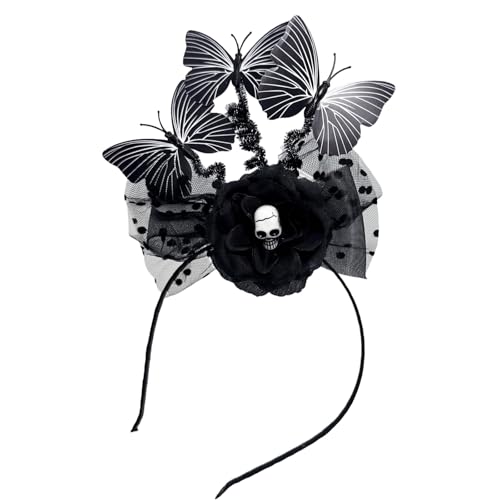 Eleganter Fledermaus-Kopfschmuck für Halloween-Partys, Halloween-Feiern, verstellbare Schleife, Haar-Accessoire, Gothic-Fledermaus-Kostüm, Kopfschmuck von LIGSLN