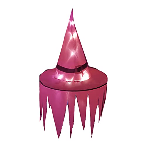 Halloween Hexenhut LED Licht Hängende Anhänger Cosplay Kostüm Cosplay Dekoration von LIGSLN