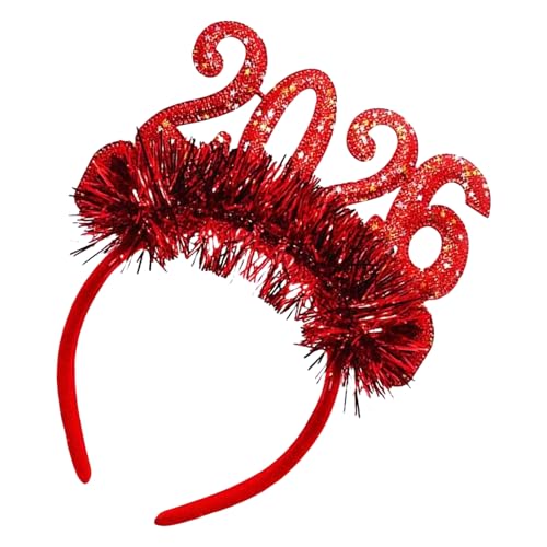 LIGSLN 2026 Stoff-Haar-Accessoire, praktisches Stirnband, glitzerndes numerisches Design für Countdown-Veranstaltungen, Familientreffen, Festival, Haarband für Erwachsene und Kinder LIGSLN 2026 Stoff-Haar-Accessoire, praktisches Stirnband, glitzerndes numerisches Design für Countdown-Veranstaltungen, Familientreffen, Festival, Haarband für Erwachsene und Kinder von LIGSLN