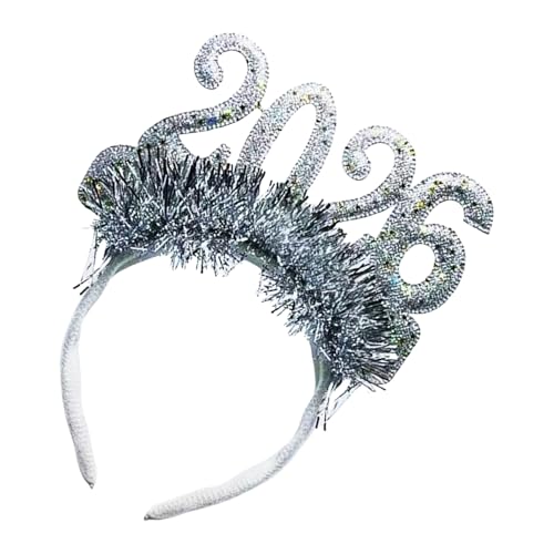 LIGSLN 2026 Stoff-Haar-Accessoire, praktisches Stirnband, glitzerndes numerisches Design für Countdown-Veranstaltungen, Familientreffen, Festival, Haarband für Erwachsene und Kinder LIGSLN 2026 Stoff-Haar-Accessoire, praktisches Stirnband, glitzerndes numerisches Design für Countdown-Veranstaltungen, Familientreffen, Festival, Haarband für Erwachsene und Kinder von LIGSLN