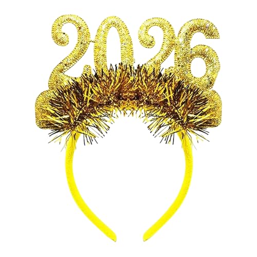 LIGSLN 2026 Stoff-Haar-Accessoire, praktisches Stirnband, glitzerndes numerisches Design für Countdown-Veranstaltungen, Familientreffen, Festival, Haarband für Erwachsene und Kinder LIGSLN 2026 Stoff-Haar-Accessoire, praktisches Stirnband, glitzerndes numerisches Design für Countdown-Veranstaltungen, Familientreffen, Festival, Haarband für Erwachsene und Kinder von LIGSLN