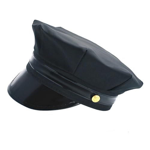 LIGSLN Anspruchsvoller Militärstil, achteckiger Hut, leicht, Cosplay-Zubehör, bequeme Kopfbedeckung für Kostüme, Events, leichtes Polyester, Cosplay-Hut von LIGSLN