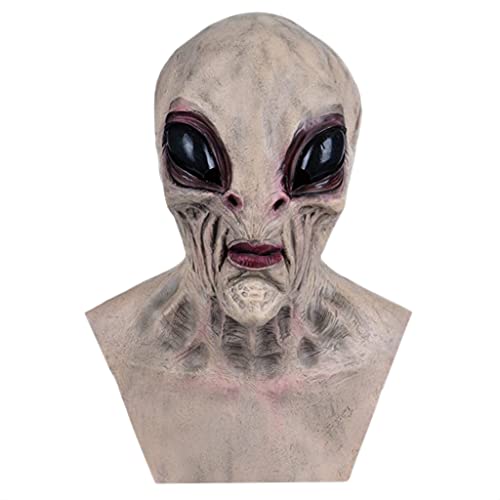 LIGSLN Halloween ET für extra terrestrische Untertasse Mann Cosplay Kostüm Halloween Party Untertasse Mann Vollgesichtskostüm von LIGSLN