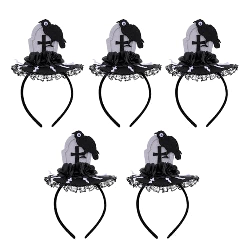 LIGSLN Halloween-Stirnbänder, auffällige Kopfbedeckungen, weicher Stoff, Stirnbänder, Anhänger für Süßes oder Saures, kreatives Zubehör LIGSLN Halloween-Stirnbänder, auffällige Kopfbedeckungen, weicher Stoff, Stirnbänder, Anhänger für Süßes oder Saures, kreatives Zubehör von LIGSLN