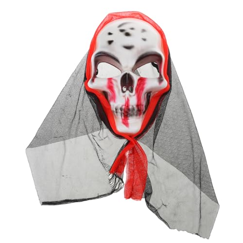 LIGSLN Neuheit Gesichtsbedeckung Horror Schädel Halloween Cosplay Drama Requisiten Tod Gesichtsschild Erwachsene Kopf von LIGSLN