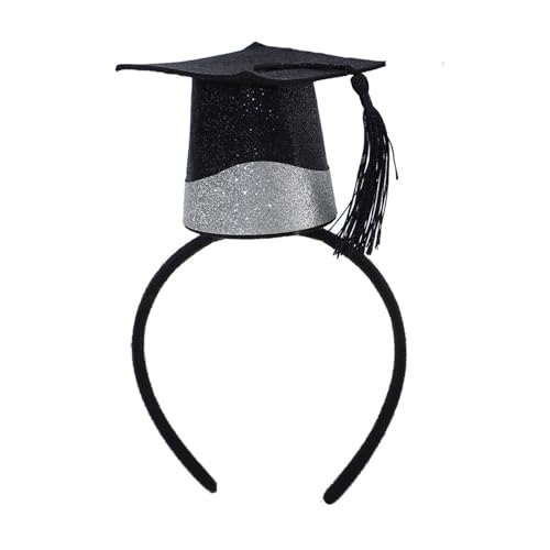 LIGSLN Rutschfester Abschluss-Kopfschmuck mit kleinen akademischen Kappen, modisches Party-Accessoire für Foto-Requisiten, praktischer Abschlusshut, Haarband LIGSLN Rutschfester Abschluss-Kopfschmuck mit kleinen akademischen Kappen, modisches Party-Accessoire für Foto-Requisiten, praktischer Abschlusshut, Haarband von LIGSLN