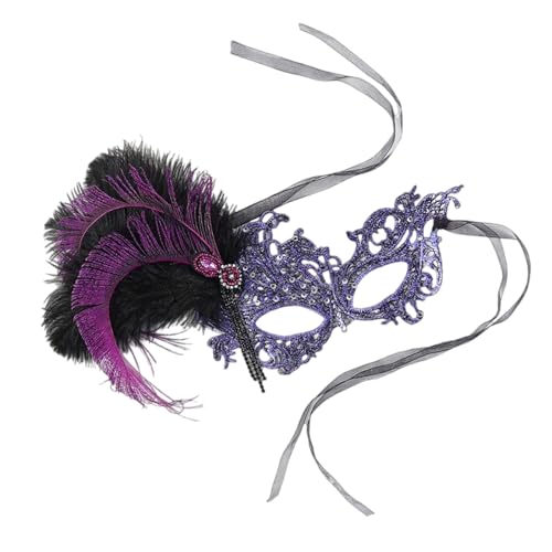 LIGSLN Venezianer-Maske mit Strass, Spitze, für Damen, Halloween, Weihnachten, halbes Gesicht, Augenmaske, Cosplay, Requisiten, Maskeraden LIGSLN Venezianer-Maske mit Strass, Spitze, für Damen, Halloween, Weihnachten, halbes Gesicht, Augenmaske, Cosplay, Requisiten, Maskeraden von LIGSLN