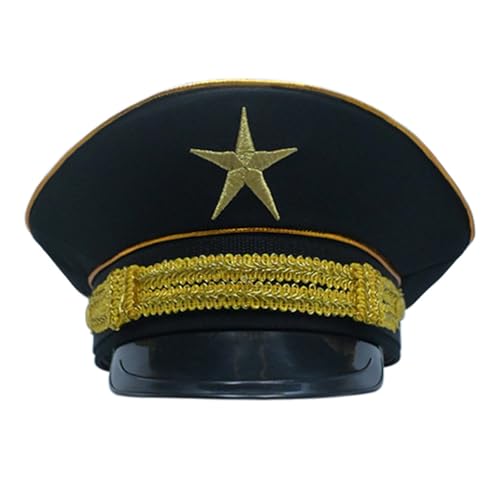 Styles Patrol Hut Wicking Lining Leichtes Polyester Polizeibeamter Hut Abschlussball Event Cosplay Essential Police-Hut für Männer Frauen von LIGSLN