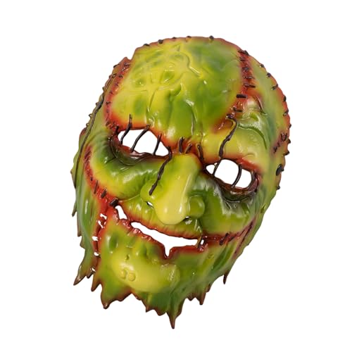Unheimliche Hexen mit weichem Innenfutter, detailliertes geformtes Gesicht, geeignet für Halloween-Rollenspiele, belüftetes Halloween Unheimliche Hexen mit weichem Innenfutter, detailliertes geformtes Gesicht, geeignet für Halloween-Rollenspiele, belüftetes Halloween von LIGSLN