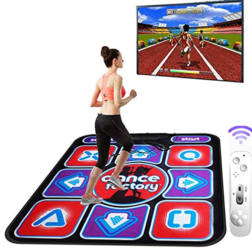 Kabellose Tanzmatte, multifunktionaler High-Definition-Fernseher Computer Somatosensorisches Spiel Anti-Rutsch-Matte für Erwachsene/Kinder von LIJBN