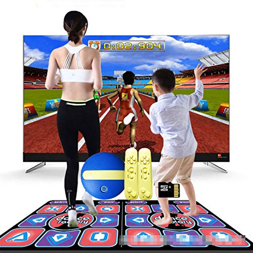 Tanzmatte Double Players TV Computer Dual Purpose High-Definition Wireless Remote Somatosensory Game Dancer Blanket von LIJBN