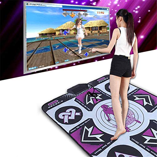 Tanzmatte Tanzmatte Tanzschrittpolster rutschfeste Tanzdecke für PC mit USB, für Erwachsene/Kinder HD-TV-Dual-Use-Computer von LIJBN