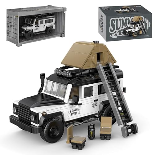 LIKLIKLINK Technik Geländefahrzeuge SUV Bausteine Bausatz, 676 Teile Klemmbausteine Auto Modellbausatz, 1:32 MOC Camping Auto mit Acryl-Displaybox Modellauto für Erwachsene und Jugendliche LIKLIKLINK Technik Geländefahrzeuge SUV Bausteine Bausatz, 676 Teile Klemmbausteine Auto Modellbausatz, 1:32 MOC Camping Auto mit Acryl-Displaybox Modellauto für Erwachsene und Jugendliche von LIKLIKLINK