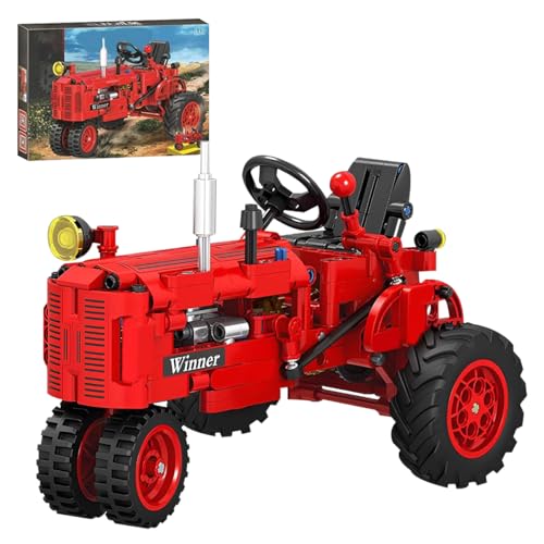 LIKLIKLINK Technik Klassisch Traktor Bausteine, 302 Teile Traktor Klemmbausteine Bausteine Modell, Klassischer Traktormodells Konstruktionsspielzeug, Retro Traktor Bausteine Spielzeug Geschenk LIKLIKLINK Technik Klassisch Traktor Bausteine, 302 Teile Traktor Klemmbausteine Bausteine Modell, Klassischer Traktormodells Konstruktionsspielzeug, Retro Traktor Bausteine Spielzeug Geschenk von LIKLIKLINK