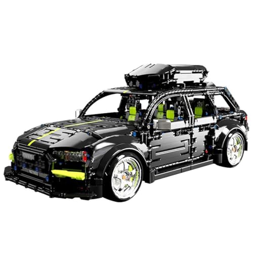 LIKLIKLINK Technik Rennwagen Bausteine für RS6 Avant, 2896 Teile Klemmbausteine Sportwagen Modellbausatz, 1:10 MOC Rennenauto Spielzeug Bauset Kompatibel mit Großen Marken LIKLIKLINK Technik Rennwagen Bausteine für RS6 Avant, 2896 Teile Klemmbausteine Sportwagen Modellbausatz, 1:10 MOC Rennenauto Spielzeug Bauset Kompatibel mit Großen Marken von LIKLIKLINK