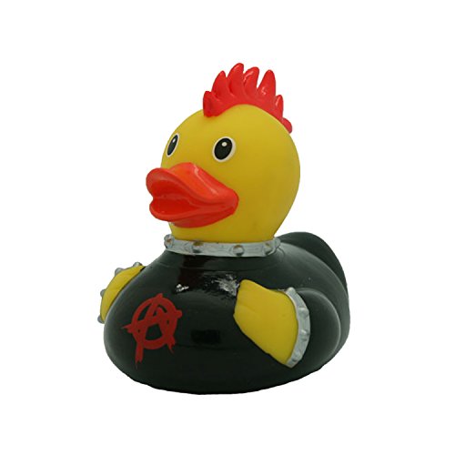 Lilalu 1878 Duck Baby Punk Drake Badeente, Mehrfarbig, 8.5 x 7.5 x 8.5 cm Lilalu 1878 Duck Baby Punk Drake Badeente, Mehrfarbig, 8.5 x 7.5 x 8.5 cm von Lilalu