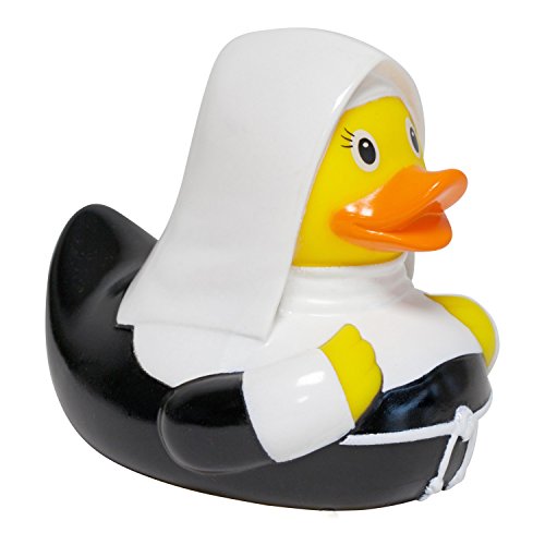 Lilalu 2028 Badeente Nonne Gummiente, Schwarz/Weiß Lilalu 2028 Badeente Nonne Gummiente, Schwarz/Weiß von Lilalu