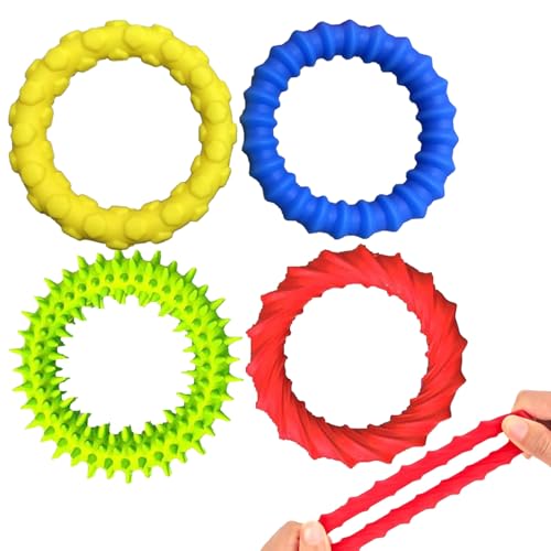 4er-Pack Kauarmband Für Kinder, Anti Stress Armband Kinder, Stretchy Fidget Bracelet, Dehnbare Schnur Zappelspielzeug Armbänder, Wristband Fidget Dekompression Spielzeug, Stressabbau & Angstlust 4er-Pack Kauarmband Für Kinder, Anti Stress Armband Kinder, Stretchy Fidget Bracelet, Dehnbare Schnur Zappelspielzeug Armbänder, Wristband Fidget Dekompression Spielzeug, Stressabbau & Angstlust von LILELIG