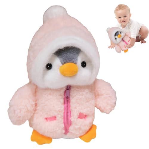 LILELIG 25cm Pinguin Kuscheltier, Rosa Kuscheltier Pinguin, Pinguin Stofftier Plüschtier, Plüsch Pinguin mit Hut, Pinguin Plüschtier Geschenk für Mädchen und Jungen,Geburtstagsgeschenk LILELIG 25cm Pinguin Kuscheltier, Rosa Kuscheltier Pinguin, Pinguin Stofftier Plüschtier, Plüsch Pinguin mit Hut, Pinguin Plüschtier Geschenk für Mädchen und Jungen,Geburtstagsgeschenk von LILELIG