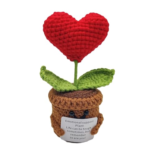 LILELIG Pocket Hug Positive Kartoffel, Taschenumarmung Positive Geschenke, Positive Strickpuppe, Lustige Positive Kartoffel Strickpuppe, Inspirierende Kartoffel Tasche Umarmung für Familie, Freunde von LILELIG