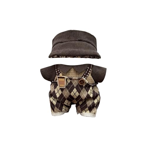 Bekleidung für 17cm L𝙖b𝙪b𝙪 Plüsch,Kuscheltier Kleidung Outfit nur Bekleidungs zubehör für 17cm L𝙖b𝙪b𝙪 Plush Pullover Hoodie Bekleidung DIY Kinder Geschenke Puppenbekleidung(#15) von LILIHOT