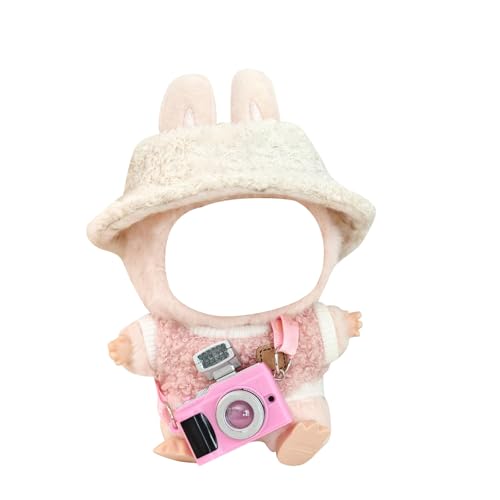 Bekleidung für 17cm L𝙖b𝙪b𝙪 Plüsch,Kuscheltier Kleidung Outfit nur Bekleidungs zubehör für 17cm L𝙖b𝙪b𝙪 Plush Pullover Hoodie Bekleidung DIY Kinder Geschenke Puppenbekleidung(#40) von LILIHOT