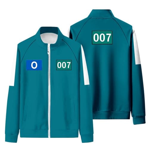 Game Spiele Staffel 3 Kostüm,Game Spiele Costume Merch Unisex,Cosplay Anzug Set,Sweatshirt und Hose Gamer #456 001 230 246,Cosplay Karneval Zubehör Maskerade Party Spielkostüm(#O 007 Jacke,12 Jahre) Game Spiele Staffel 3 Kostüm,Game Spiele Costume Merch Unisex,Cosplay Anzug Set,Sweatshirt und Hose Gamer #456 001 230 246,Cosplay Karneval Zubehör Maskerade Party Spielkostüm(#O 007 Jacke,12 Jahre) von LILIHOT