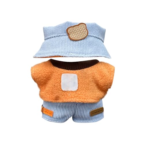 L𝙖b𝙪b𝙪 Original 17cm Plüsch Bekleidung,Puppenbekleidung Niedliches Mini Kuscheltier Outfit mit DIY Pullover Hoodie Bekleidungszubehör,Ideales Kinder Geschenk(#11) von LILIHOT