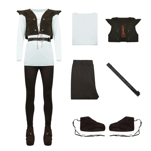 LILLIWEEN Grüner Oger-Kostüm, grünes Erwachsenenkostüm, Sublimationsshirt und lange Hose, Größe XS LILLIWEEN Grüner Oger-Kostüm, grünes Erwachsenenkostüm, Sublimationsshirt und lange Hose, Größe XS von LILLIWEEN