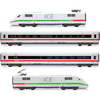 LIMA HL1754 H0 4-tlg. Grundset ICE 1 Tz 155 „Rosenheim” (Lok, Dummy, je ein Wagen 1. + 2. Klasse) „Klimaschützer”, DB AG, Ep. VI von LIMA