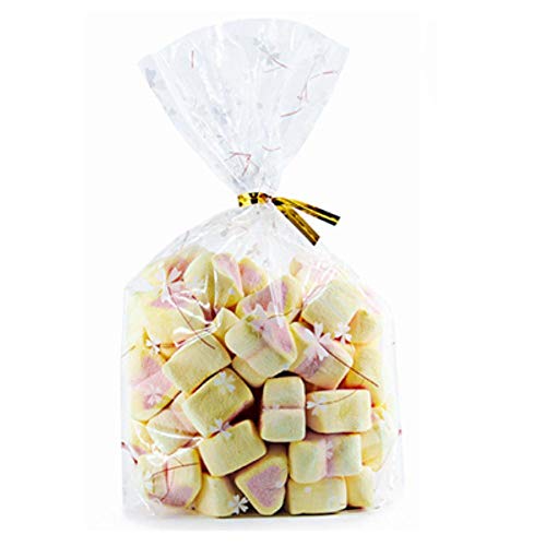 LIMMC 50/pcs Candy Bag Verpackung Für Süßigkeiten Süßigkeiten Taschen Transparent Kunststoff Ostern Geburtstag Hochzeit Party Geschenk Wrap Rosa 100% Neu, Beige von LIMMC