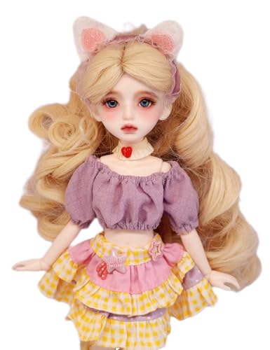 LINARA Original 1/6 BJD Ball Jointed Dolls 12 Inch Cool Style Jointed Doll with Clothes Collection Action Figure Toys Christmas Birthday Gifts for 15+ Year Old von LINARA