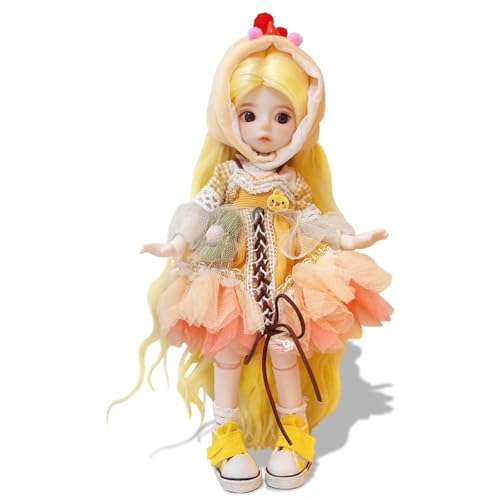 LINARA Original 1/6 BJD Ball Jointed Smart Doll SD Dolls 11.8 Inch Cool Style Jointed Doll with Clothes for 15+ Year Old von LINARA
