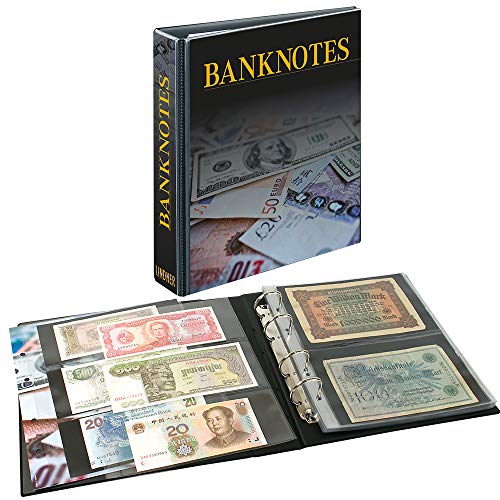 LINDNER Das Original Banknotenalbum PUBLICA M mit 20 beidseitig bestückbaren Folienblättern in Zwei Ausführungen von LINDNER Das Original