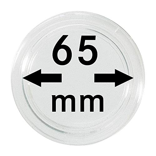 LINDNER Das Original Münzkapseln Innen-Ø 65 mm, Innenhöhe 5,4 mm, per Stück von LINDNER Das Original