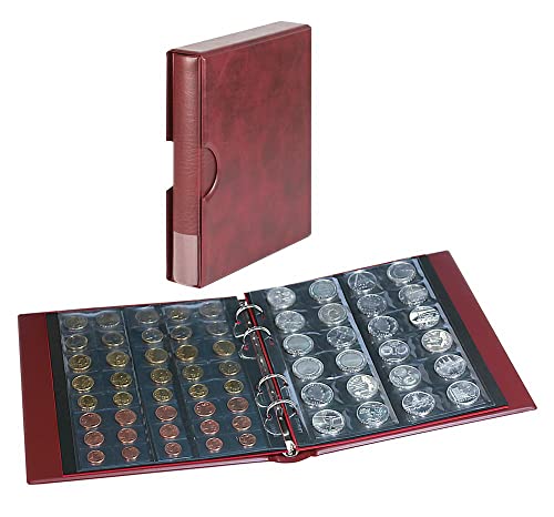 LINDNER Das Original Münzalbum Rondo mit 5 Münzblättern, inkl. Schutzkassette, weinrot LINDNER Das Original Münzalbum Rondo mit 5 Münzblättern, inkl. Schutzkassette, weinrot von LINDNER Das Original
