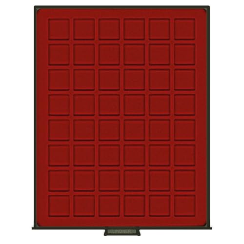 LINDNER Das Original Münzbox RAUCHGLAS mit 48 quadratischen Fächern für Münzen/Münzkapseln bis Ø28 mm LINDNER Das Original Münzbox RAUCHGLAS mit 48 quadratischen Fächern für Münzen/Münzkapseln bis Ø28 mm von LINDNER Das Original