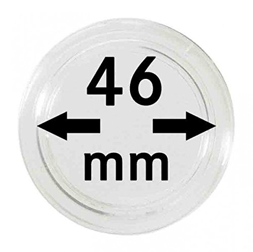 LINDNER Das Original Münzkapseln Innen-Ø 46 mm, 100er-Packung von LINDNER Das Original