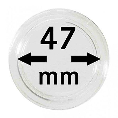 LINDNER Das Original Münzkapseln Innen-Ø 47 mm, 100er-Packung von LINDNER Das Original
